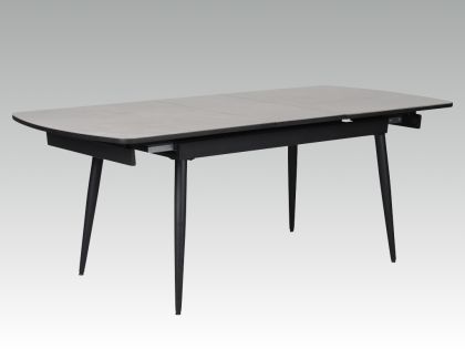 Cassino 160cm Automatic Extending Dining Table - Grey
