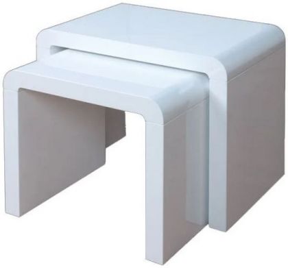 Clarus Nest of Tables - White