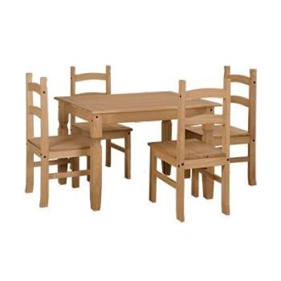 Corona Small Dining Set - 4 Chairs