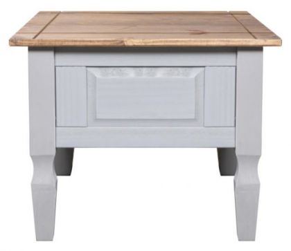 Corona Lamp Table - Grey