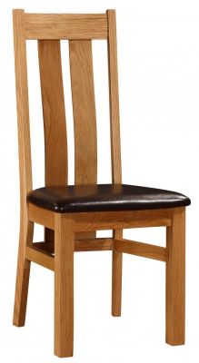 Cumbria Chair Solid Oak Natural (Sold in 2s)