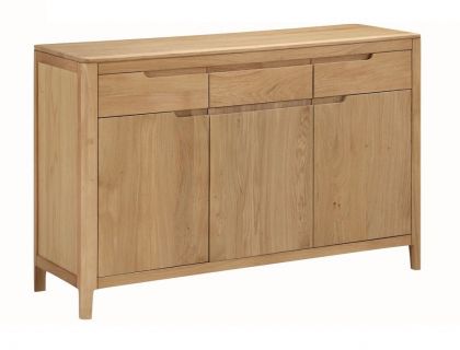 Dunmore 3 Door Sideboard - Oak