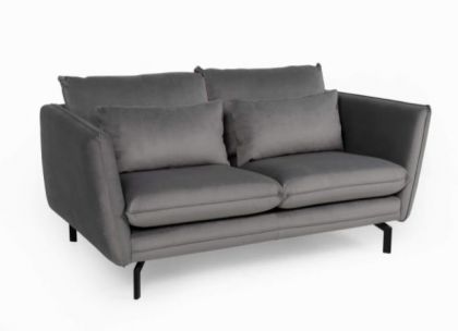 Elford Fabric 2 Seater Sofa - Grey