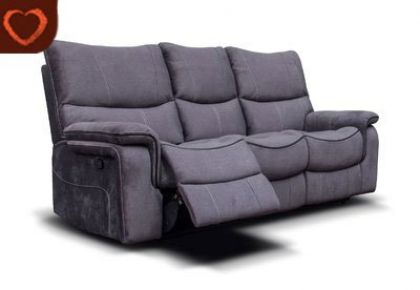 Emilio Fabric Sofa 3 + 2 - Dark Grey