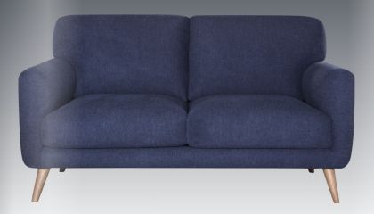 Enya Fabric 2 Seater Sofa - Navy