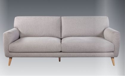 Enya Fabric 3 Seater Sofa - Grey