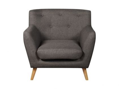 Eton Fabric Chair - Dark Grey