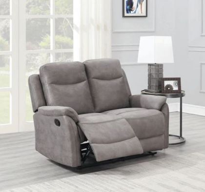 Evan Fabric 2 Seater Sofa - Grey
