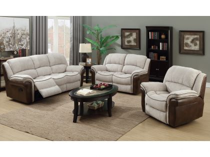 Farnham Fusion Suite 3+2+1 - Mink/Tan