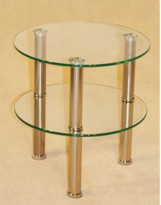 Kansas Round 2 Shelf - Chrome