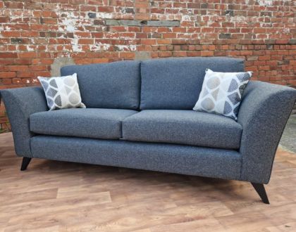 Hilton Fabric High Back Suite 3 seater - Charcoal