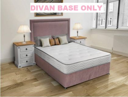 Isabella 5' Divan Base Blush Fabric