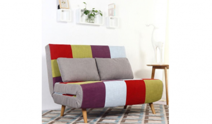 Kendal Double Sofa Bed - Multicolour Patchwork