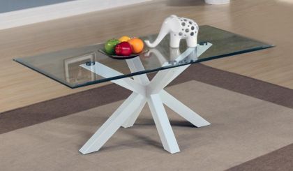 Langley Gloss Coffee Table White