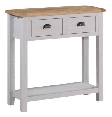 Kilmore 2 Drawer Console Table - Antique Grey