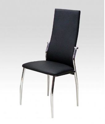 Lazio PU Chair - Black (Sold in 2s)