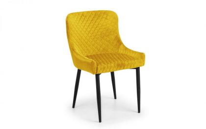 Luxe Dining Chair - Mustard