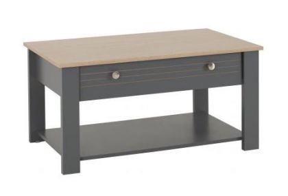 Montreal Coffee Table - Grey / Oak Effect