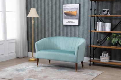 Nicole Velvet 2 Seater Sofa - Teal