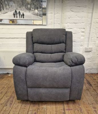 Roman Fabric 1 Seater Sofa - Opulence