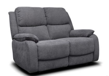 Parker FABRIC 2 Seater Fixed Sofa - Grey