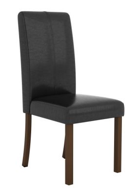 Parkfield Solid Acacia PU Dining Chairs (Sold in 2s)