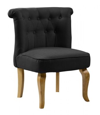 Pembridge Fabric Chair Black (Sold in 2s)