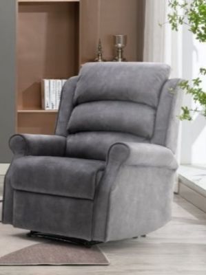 Penrith Fabric Recliner 1 Seater - Grey