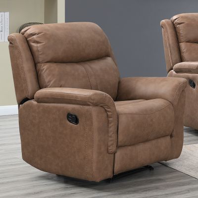 Portland Fabric Recliner Chair - Dark Taupe