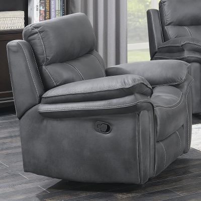 Richmond Fabric Recliner Chair - Charcoal Grey