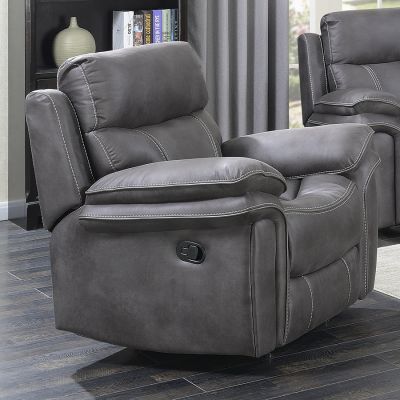 Richmond Fabric Recliner Chair - Graphite Grey