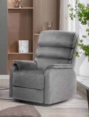 Savoy Fabric Recliner Chair - Grey