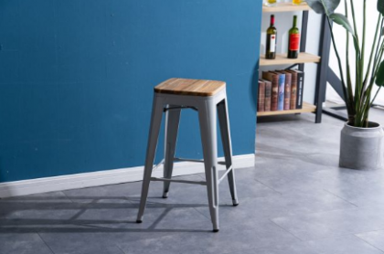 Seattle 26 inch Stool - Grey