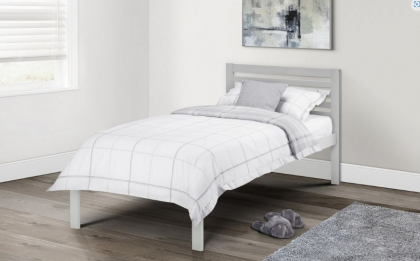 Slocum Single Bed 3ft - Light Grey