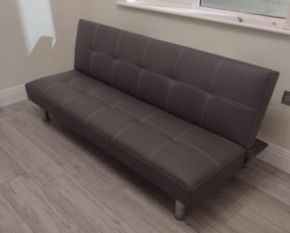 Social Sofa Bed Grey Faux Leather All Questions
