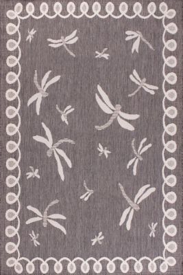 Terrace Dragonfly Rug 150 x230 - Silver/Grey