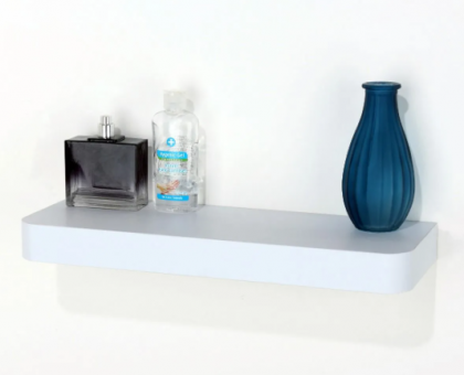 Trent Narrow Floating Shelf Kit 80cm - Matt White