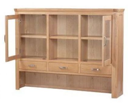 Treviso Large Buffet Hutch - Oak