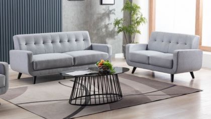 Trinity Fabric Suite 3+2 - Light Grey