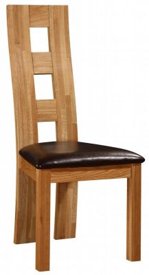 Weston Chair Solid Oak Natural (Sold in 2s)