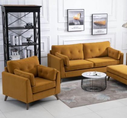 Zurich Fabric Suite 3+1+1 - Ochre