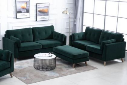 Zurich Fabric Suite 3+2 - Green