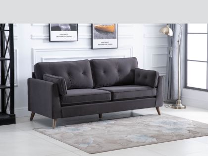 Zurich 3 Seater Sofa - Elephant Grey