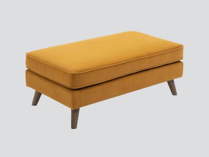 Zurich Footstool - Ochre