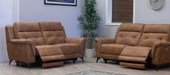 Pachino Fabric Electric 3+2 Seater – Brown