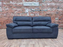 Sorrento Fabric 3 Seater Sofa - Titanium Grey