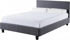 Prado Grey Fabric Bed 4ft 6in