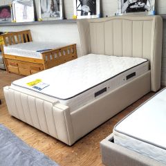 Marquise Ottoman Bed - Cream