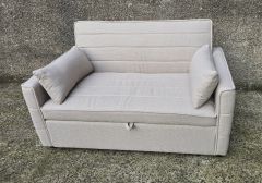 Celia Fabric Sofa Bed - Light Grey