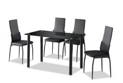Bailey Glass Dining Set